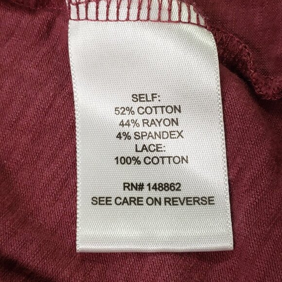 Torrid Womens Sleeveless Eyelet Babydoll Top Size 6X Red Boho Stretch Island - Picture 4 of 9